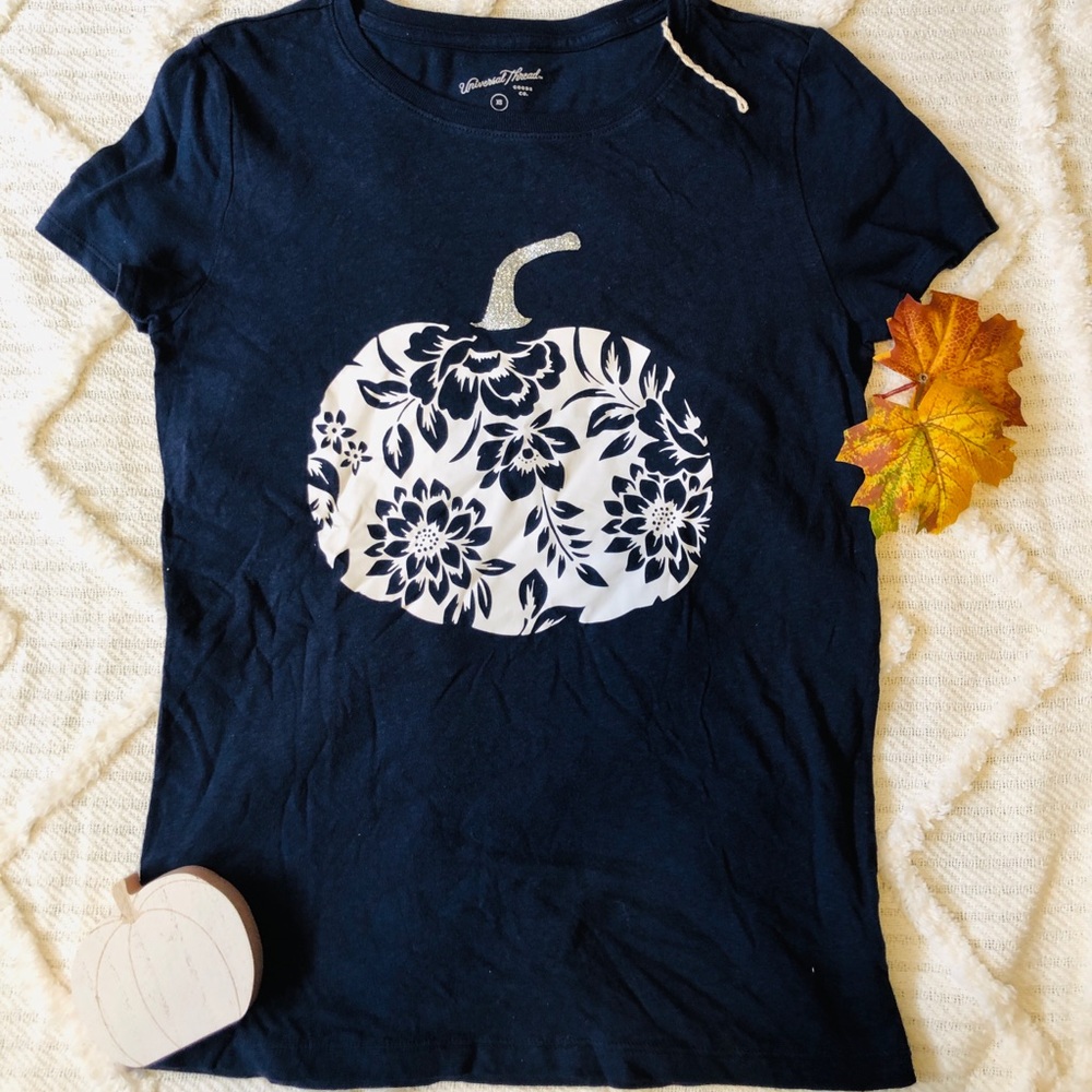 New Floral Pumpkin T-shirt